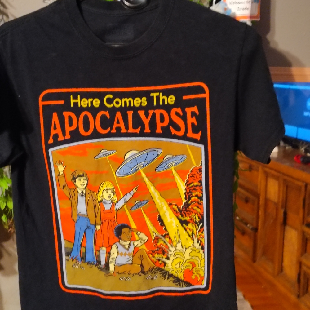 RHODE Gray Graphic Tee